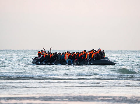 Imagem da embarcação captada anda do lado de França.