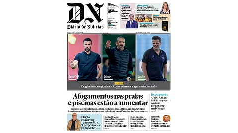 Leia aqui o DN desta segunda-feira, 13 de julho