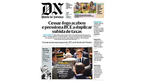 Leia aqui o DN desta terça-feira, 14 de julho
