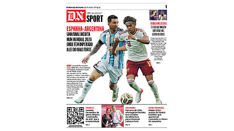 Leia aqui o DN Sport desta sexta-feira, 17 de julho