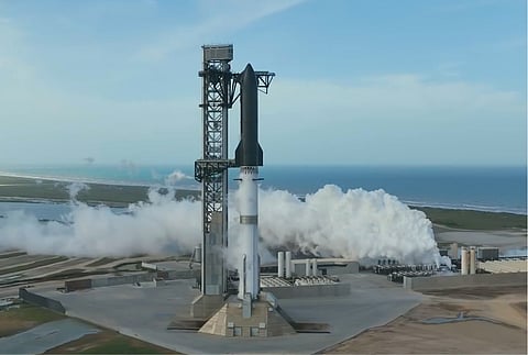 Falha nos motores leva a cancelamento de descolagem de mega‑foguetão da SpaceX