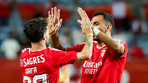 Benfica com Sturm Graz ou Hearts caso se qualifique para terceira pré-eliminatória