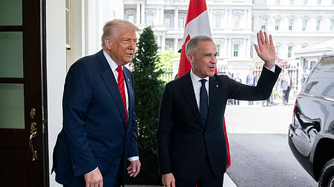 O canadiano Mark Carney manteve a política de Justin Trudeau de responder a Donald Trump na mesma moeda.