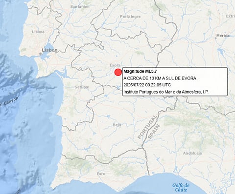 Sismo de magnitude 3,7 na escala de Richter registado em Évora  