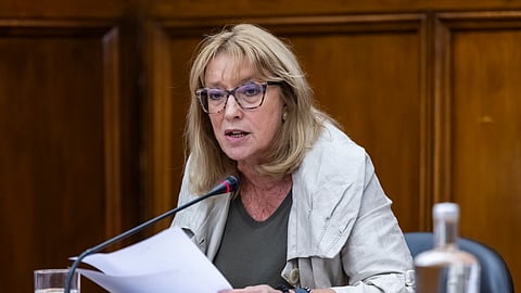 A ministra do Trabalho, Maria do Rosário Palma Ramalho