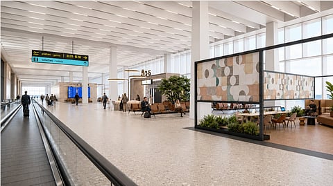 Imagem de como será o novo aeroporto de Lisboa