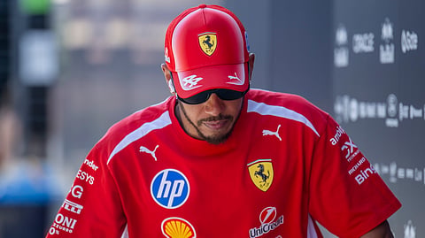Lewis Hamilton na Hungria.