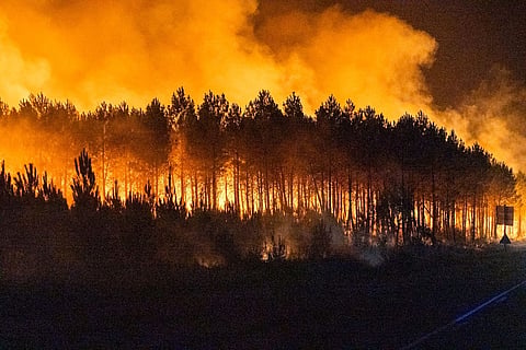 França e Espanha estão a braços com fogos selvagens neste final de julho de 2026.