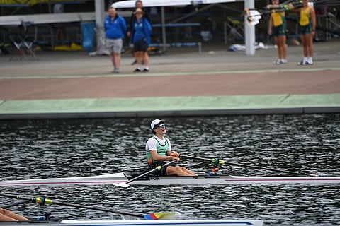 João Veloso venceu final de skiff pesos ligeiros (BLM1x) em 