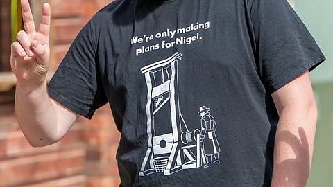 A T-shirt polémica da imagem partilhada por Polanski.