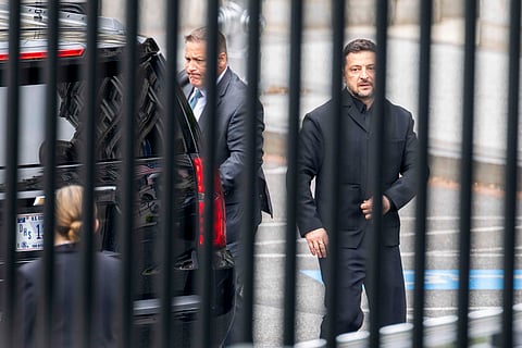 O Presidente ucraniano, Volodymyr Zelensky