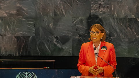 Grynspan durante o debate da semana passada. 