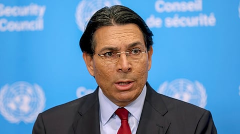 O embaixador de Israel nas Nações Unidas, Danny Danon.