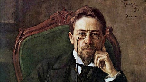 Tchékhov retratado por Osip Braz, em 1898.