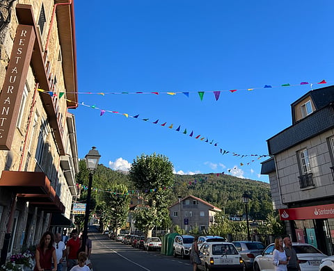 Lobios, cidade quase na fronteira entre Galiza e Portugal.
