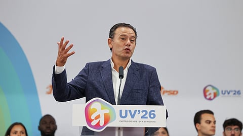 Luís Montenegro foi ao encerramento da Universidade de Verão do PSD falar apenas sobre Educação.