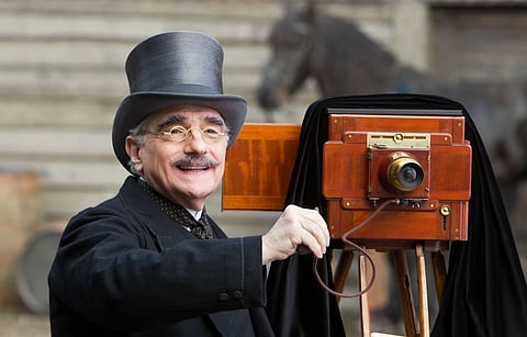 Martin Scorsese em 'A Invenção de Hugo' (2011).