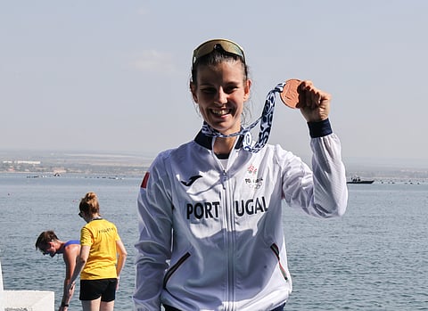 Inês Oliveira conquista bronze no remo e dá 27.ª medalha a Portugal nos Jogos do Mediterrâneo