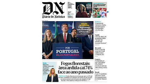 Leia aqui o DN desta quinta-feira, 3 de setembro