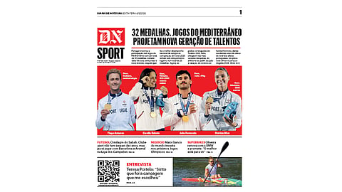 Leia aqui o DN Sport desta sexta-feira, 4 de setembro