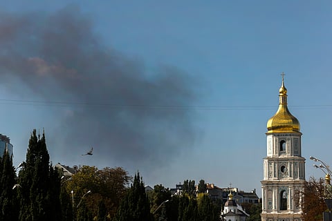 A sede do SBU está situada em frente à catedral de Santa Sofia, em Kiev.