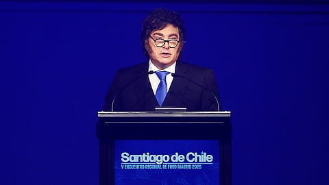 O Presidente da Argentina, Javier Milei