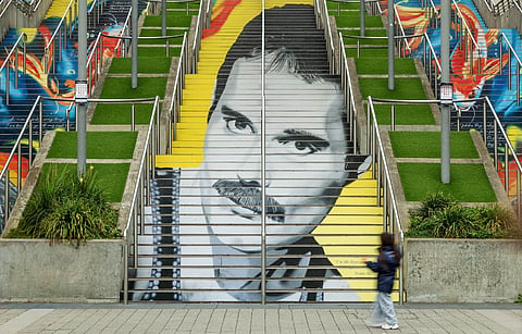 Mural de tributo a Freddie Mercury