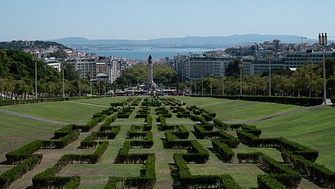 O local escolhido foi o Parque Eduardo VII, no centro de Lisboa.