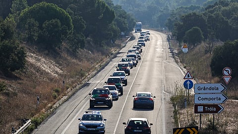 Condutores dirigiram-se rumo à refinaria da Galp, em Vila Nova de Santo Andre