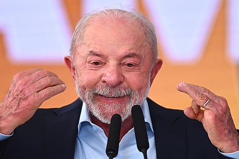 O presidente brasileiro, Lula da Silva