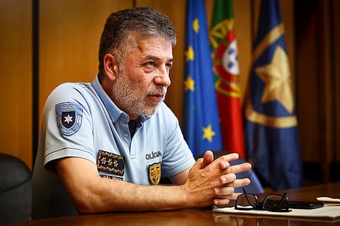 Superintendente-chefe João Ribeiro, diretor nacional adjunto da PSP e responsável pela Unidade Nacional de Estrangeiros e Fronteiras (UNEF) da PSP.