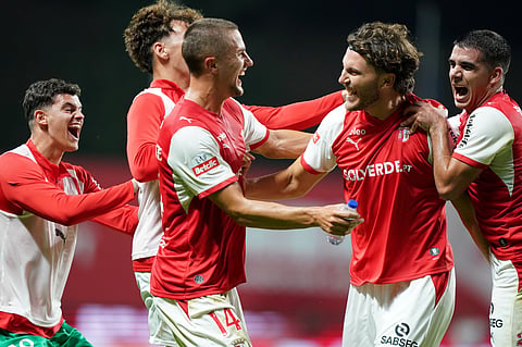 Com esta vitória, o Sporting de Braga subiu ao sétimo lugar da tabela