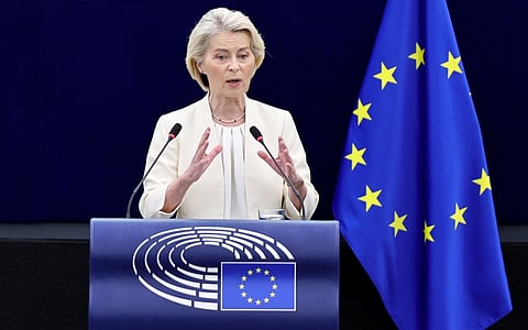 Ursula von der Leyen deu voz à intenção de banir as redes sociais para os menores de 13 anos na UE.