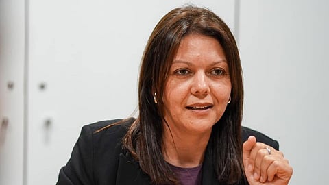 A líder do PS/Madeira, Célia Pessegueiro