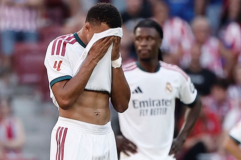 Real Madrid perdeu o dérbi com o Atlético no fim de semana