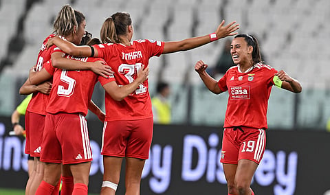 Benfica estreia-se na Champions feminina com triunfo por 2-1 na visita à Juventus