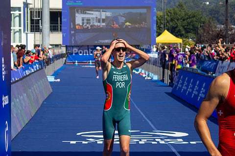 Dinis Ferreira é vice-campeão do Mundo junior de triatlo