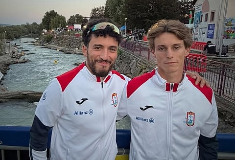 Lucas Jacob e Frederico Alvarenga apuram-se para as meias-finais dos Europeus de slalom em canoagem