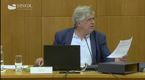 Paulo Silva fez declarações polémicas numa reunião de vereação transmitida online.