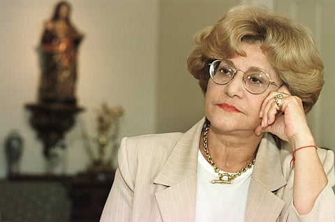 Maria do Carmo Falcão tinha 89 anos.