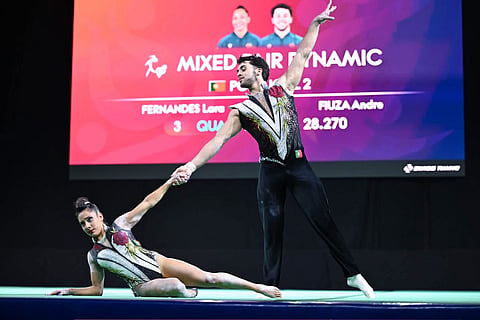 A dupla subiu ao pódio duas vezes