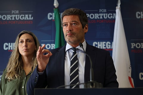 André Ventura reagiu à acusação do Ministério Público numa conferência de imprensa realizada na sede nacional do Chega.