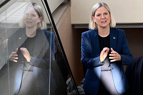 O bloco de centro-esquerda de Magdalena Andersson venceu as eleições por uma curta margem. 