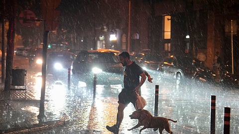 Barcelona bateu recordes históricos de precipitação