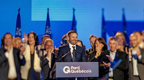 Paul Saint-Pierre Plamondon, líder do Partido do Quebeque