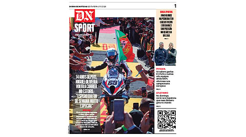 Leia aqui o DN Sport desta sexta-feira, 9 de outubro