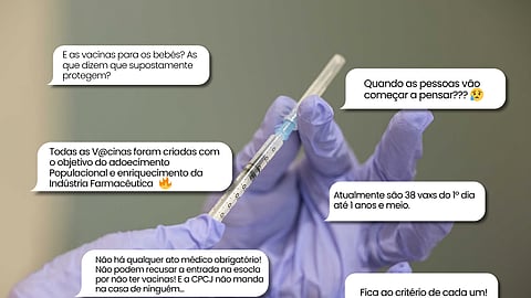 Reprodução de alguns comentários nas redes sociais.