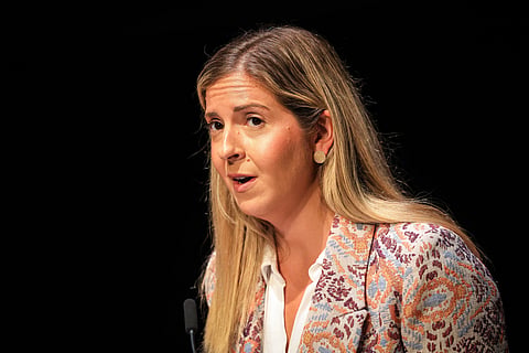 A ministra da Cultura, Juventude e Desporto, Margarida Balseiro Lopes.