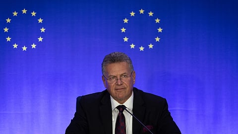 O comissário europeu para o Comércio, Maros Sefcovic