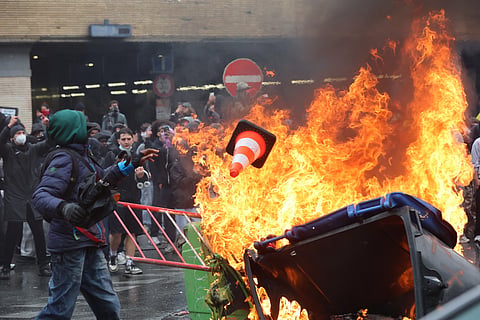 Mais de 100 detidos em protestos contra cortes orçamentais em Bruxelas